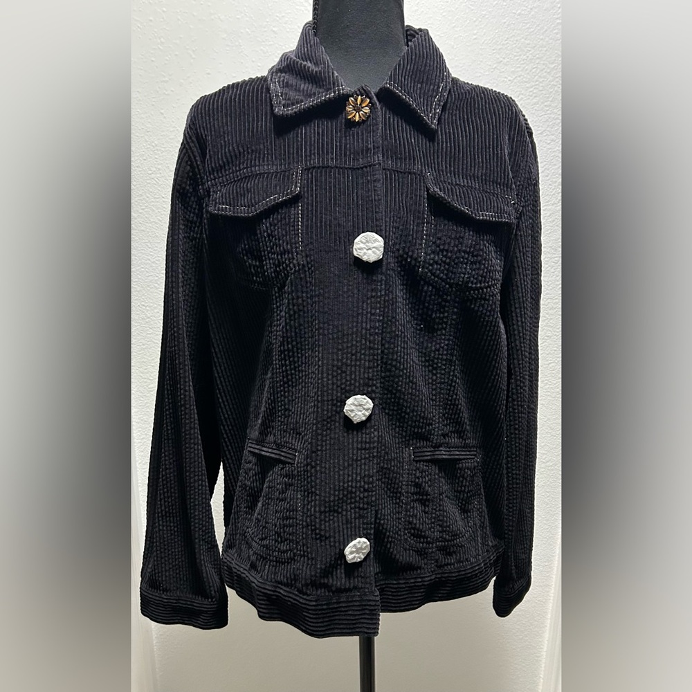 J Jill Button Up Jacket - Medium Tall - NWT